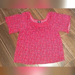 BOBEAU SZ LARGE FLORAL TOP